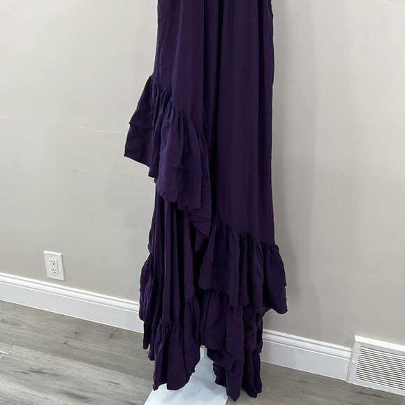 AZEEZA Sora Gown in Aubergine - Picture 4 of 12